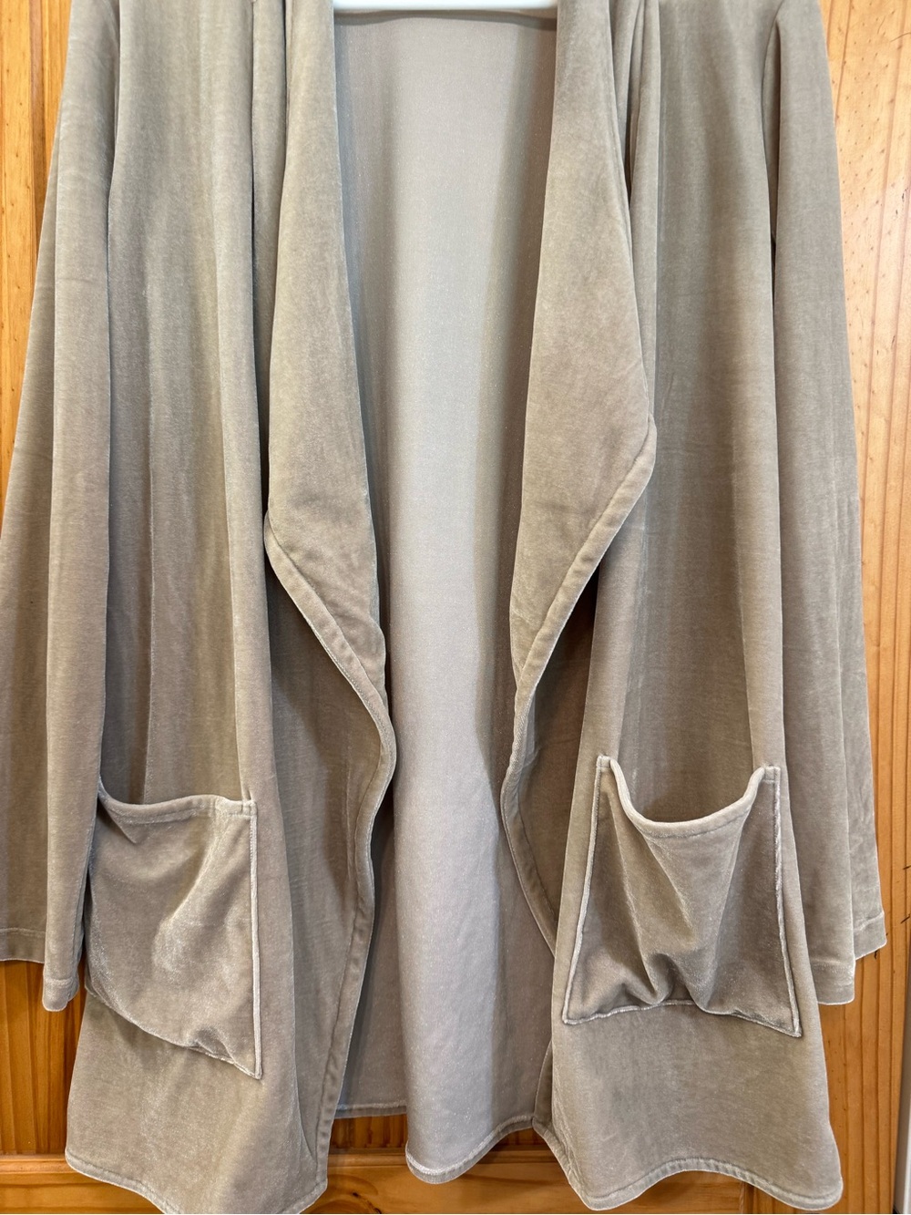 Soft Surroundings Neutral Taupe Cardigan